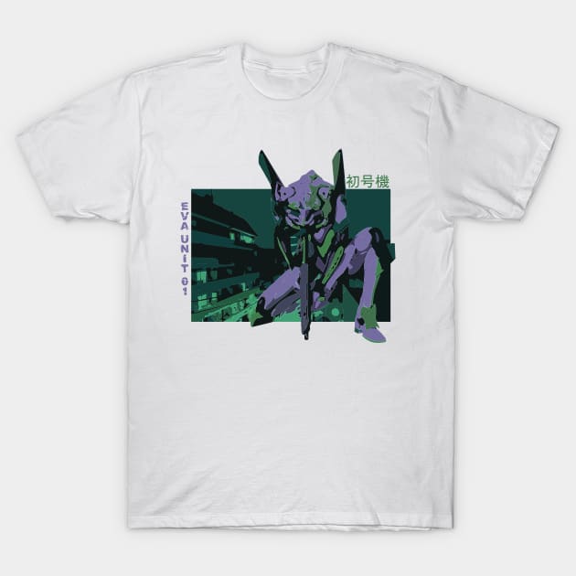 EVA UNIT 01 T-Shirt by michrangel439